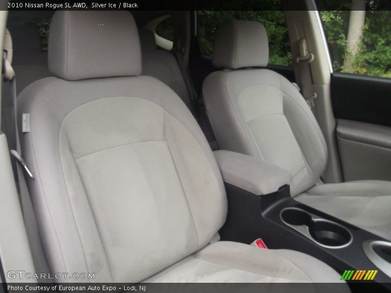 Silver Ice / Black 2010 Nissan Rogue SL AWD
