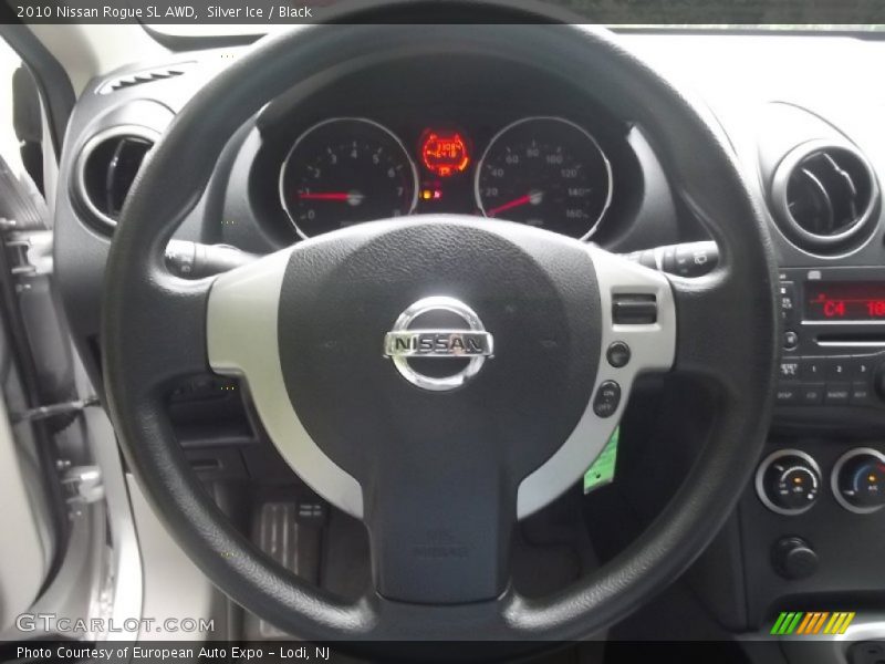 Silver Ice / Black 2010 Nissan Rogue SL AWD