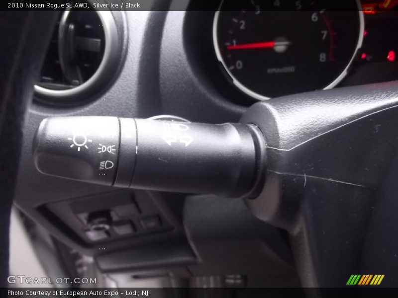 Silver Ice / Black 2010 Nissan Rogue SL AWD