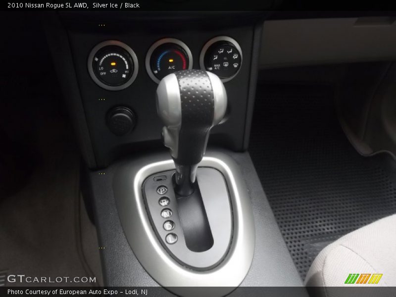 Silver Ice / Black 2010 Nissan Rogue SL AWD