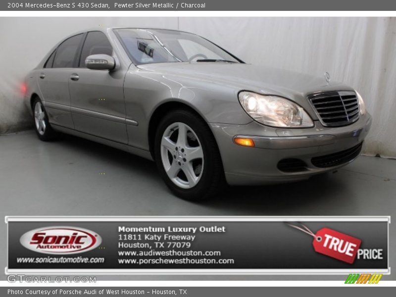 Pewter Silver Metallic / Charcoal 2004 Mercedes-Benz S 430 Sedan