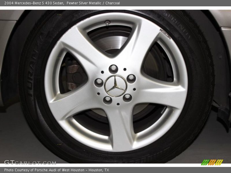 Pewter Silver Metallic / Charcoal 2004 Mercedes-Benz S 430 Sedan
