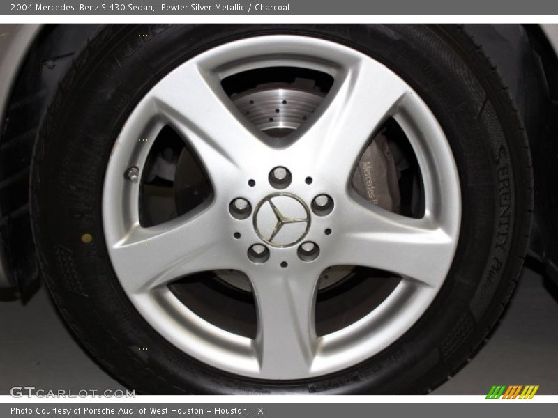 Pewter Silver Metallic / Charcoal 2004 Mercedes-Benz S 430 Sedan