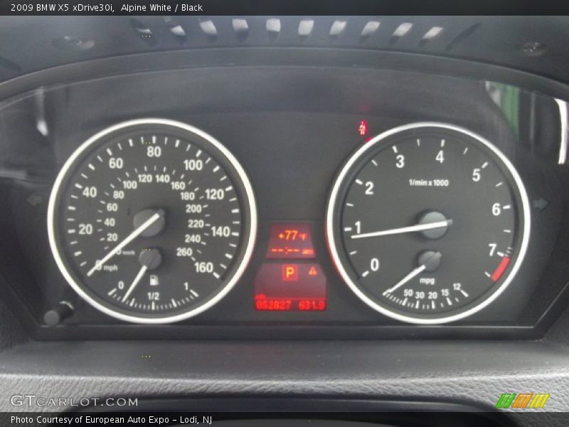 Alpine White / Black 2009 BMW X5 xDrive30i