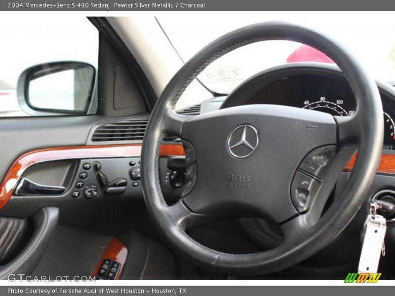 Pewter Silver Metallic / Charcoal 2004 Mercedes-Benz S 430 Sedan