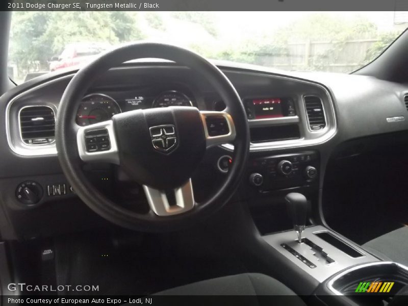 Tungsten Metallic / Black 2011 Dodge Charger SE