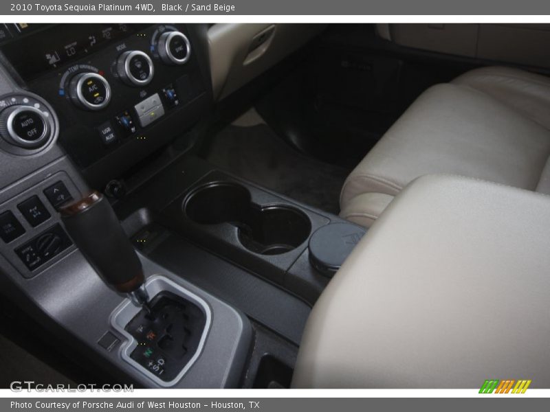 Black / Sand Beige 2010 Toyota Sequoia Platinum 4WD