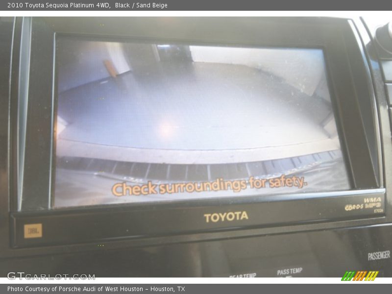 Black / Sand Beige 2010 Toyota Sequoia Platinum 4WD