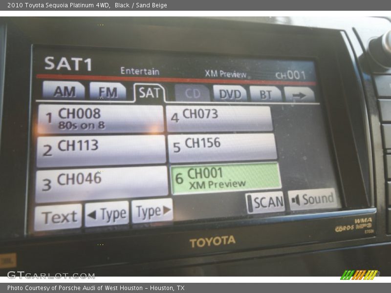 Black / Sand Beige 2010 Toyota Sequoia Platinum 4WD