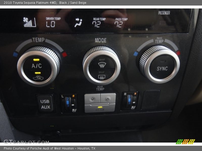 Black / Sand Beige 2010 Toyota Sequoia Platinum 4WD