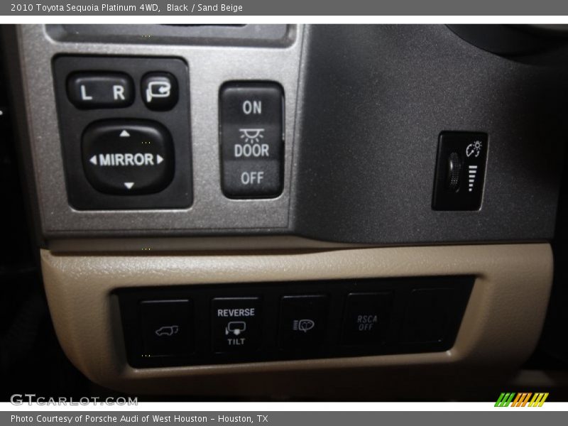 Black / Sand Beige 2010 Toyota Sequoia Platinum 4WD