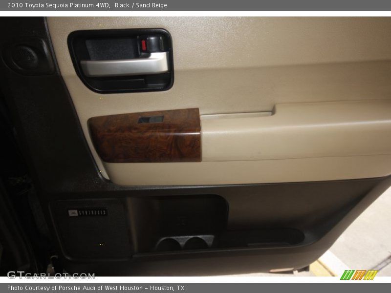 Black / Sand Beige 2010 Toyota Sequoia Platinum 4WD