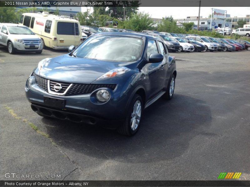 Graphite Blue / Black/Silver Trim 2011 Nissan Juke S AWD