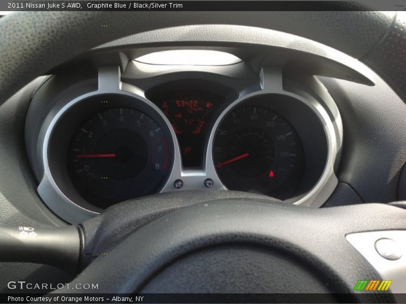 Graphite Blue / Black/Silver Trim 2011 Nissan Juke S AWD
