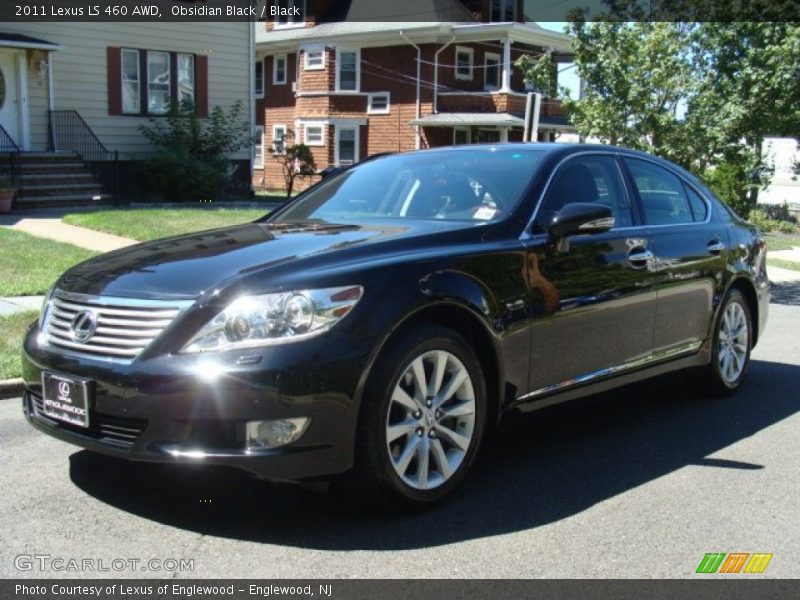 Obsidian Black / Black 2011 Lexus LS 460 AWD