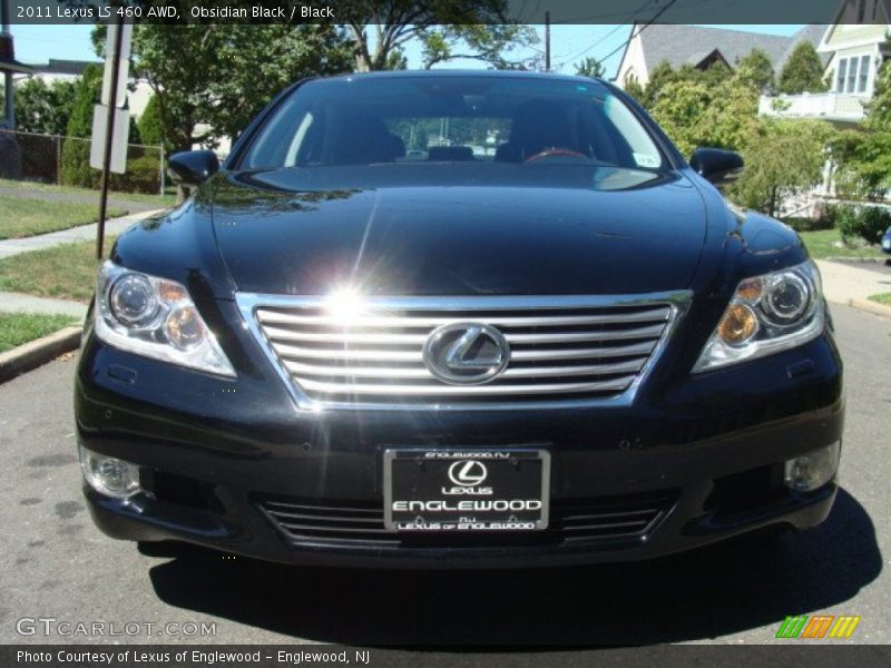 Obsidian Black / Black 2011 Lexus LS 460 AWD