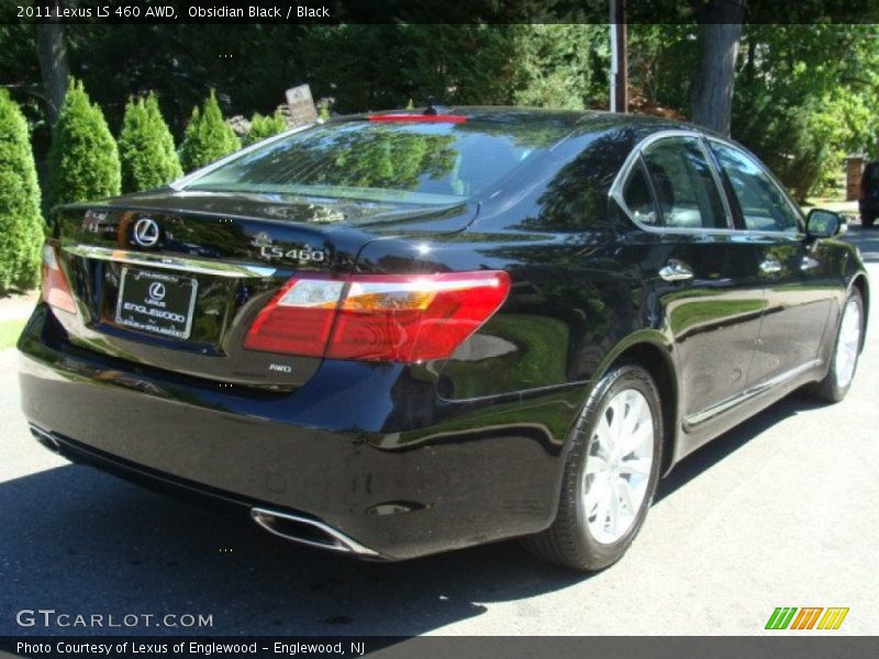 Obsidian Black / Black 2011 Lexus LS 460 AWD