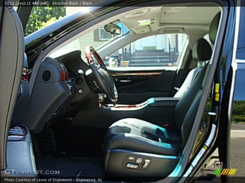 Obsidian Black / Black 2011 Lexus LS 460 AWD
