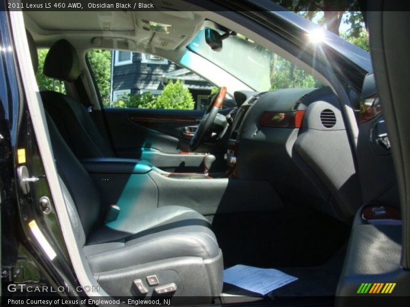 Obsidian Black / Black 2011 Lexus LS 460 AWD