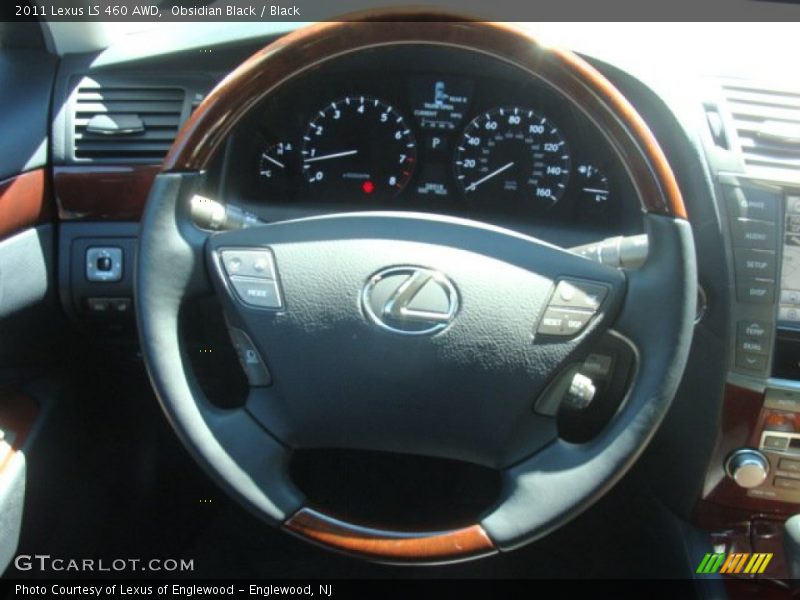 Obsidian Black / Black 2011 Lexus LS 460 AWD