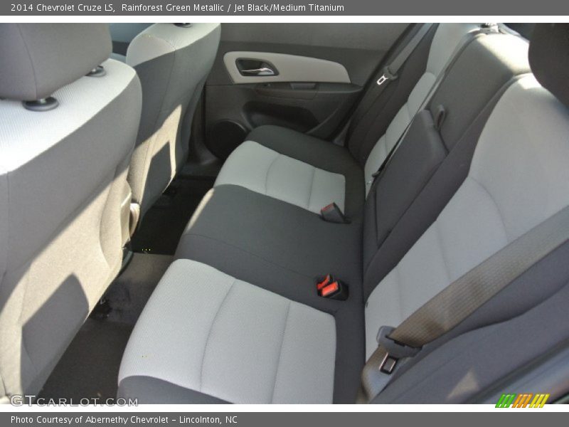 Rainforest Green Metallic / Jet Black/Medium Titanium 2014 Chevrolet Cruze LS