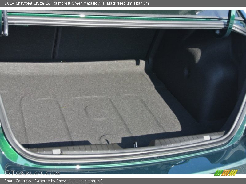Rainforest Green Metallic / Jet Black/Medium Titanium 2014 Chevrolet Cruze LS
