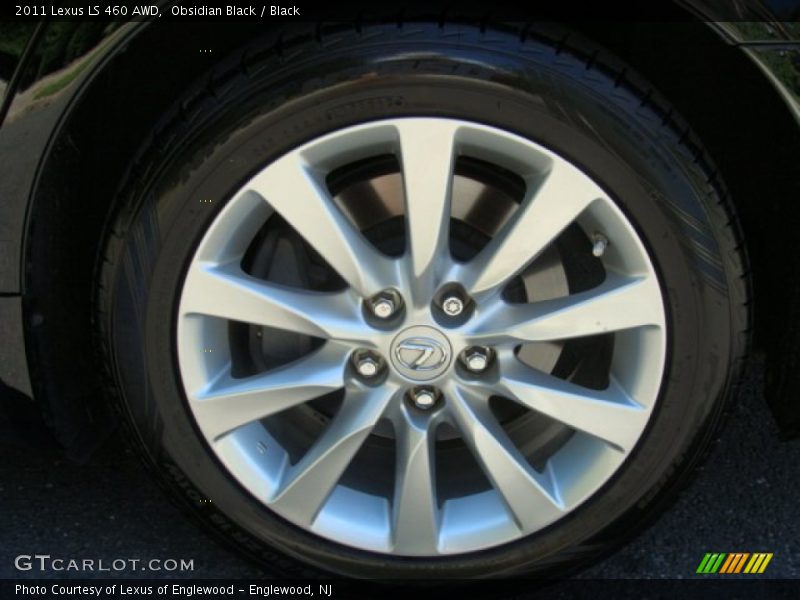 Obsidian Black / Black 2011 Lexus LS 460 AWD