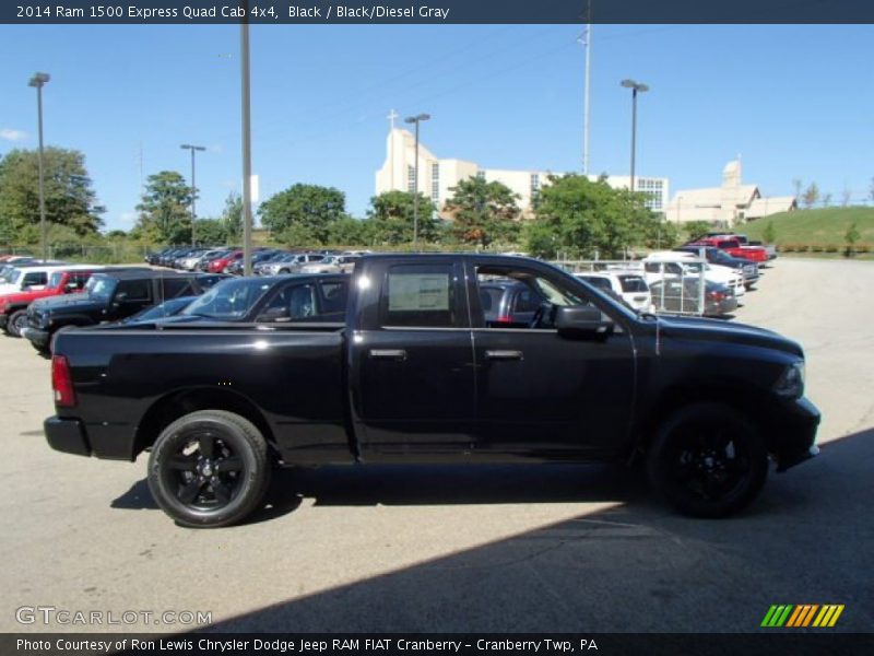 Black / Black/Diesel Gray 2014 Ram 1500 Express Quad Cab 4x4
