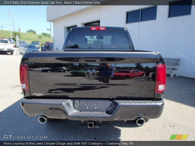 Black / Black/Diesel Gray 2014 Ram 1500 Express Quad Cab 4x4