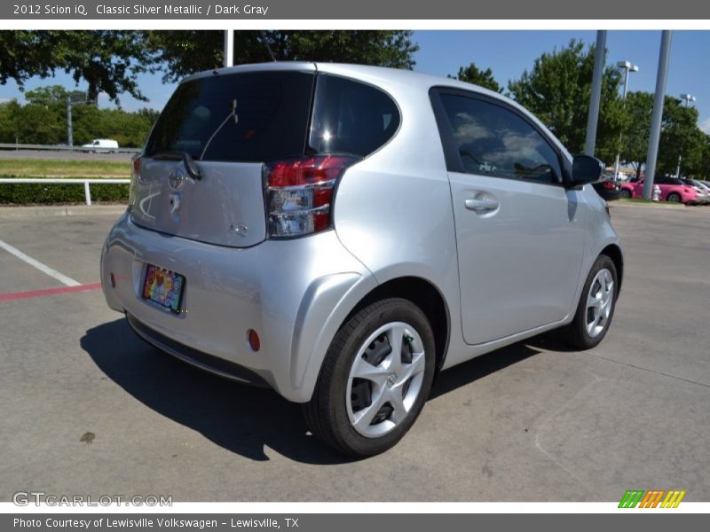 Classic Silver Metallic / Dark Gray 2012 Scion iQ