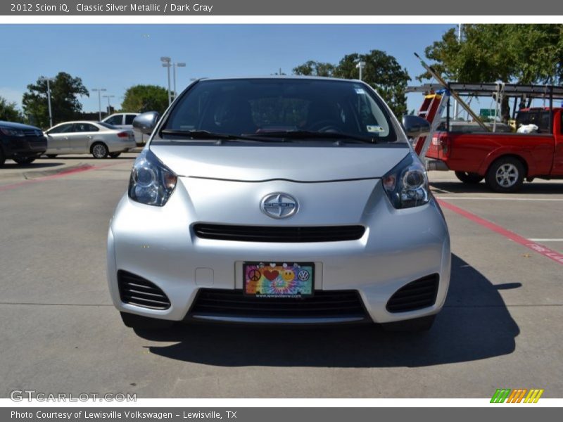 Classic Silver Metallic / Dark Gray 2012 Scion iQ