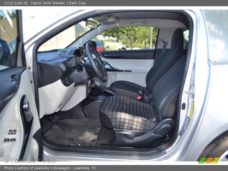  2012 iQ  Dark Gray Interior