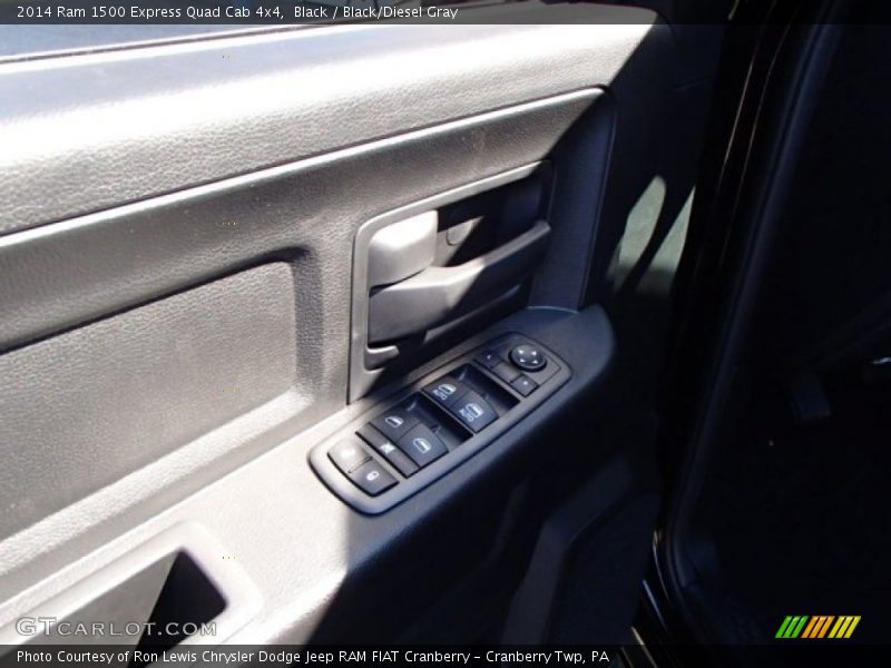 Black / Black/Diesel Gray 2014 Ram 1500 Express Quad Cab 4x4