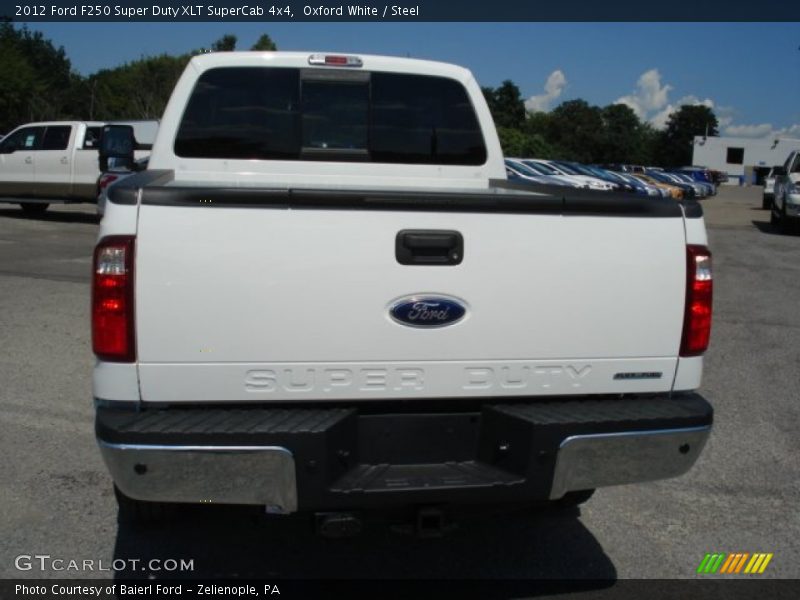 Oxford White / Steel 2012 Ford F250 Super Duty XLT SuperCab 4x4