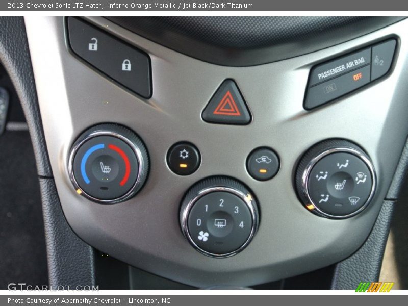 Controls of 2013 Sonic LTZ Hatch