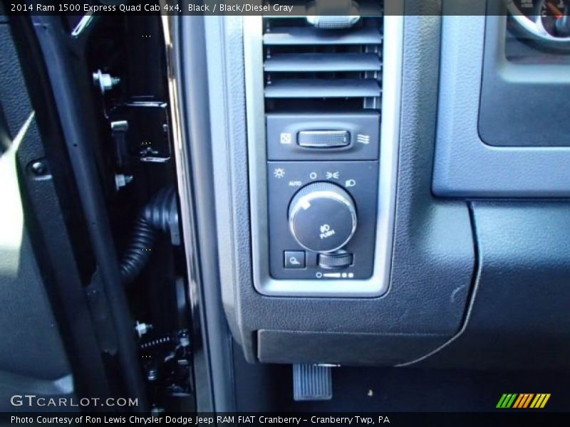 Black / Black/Diesel Gray 2014 Ram 1500 Express Quad Cab 4x4