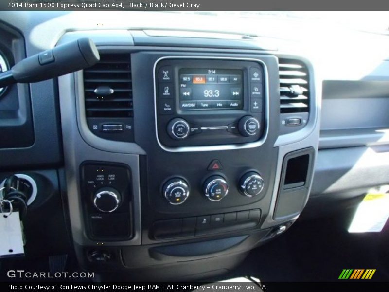 Black / Black/Diesel Gray 2014 Ram 1500 Express Quad Cab 4x4