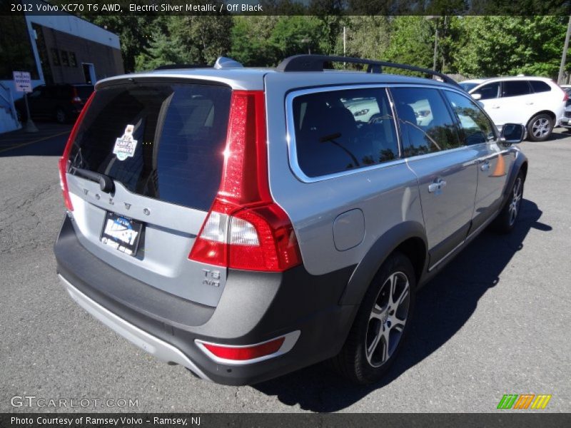 Electric Silver Metallic / Off Black 2012 Volvo XC70 T6 AWD