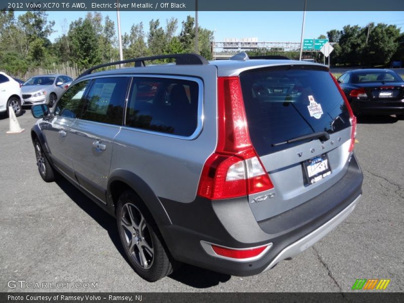 Electric Silver Metallic / Off Black 2012 Volvo XC70 T6 AWD