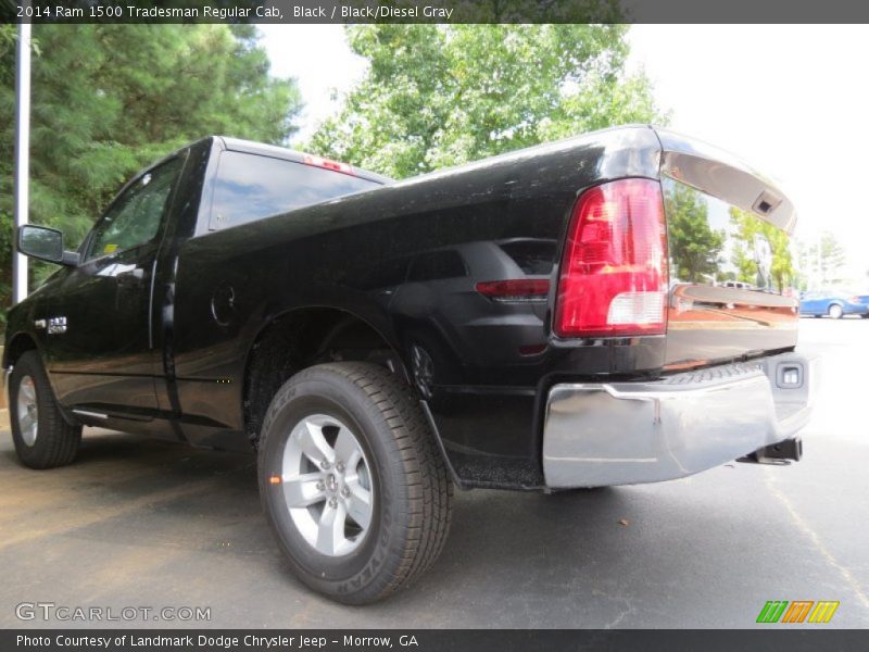 Black / Black/Diesel Gray 2014 Ram 1500 Tradesman Regular Cab