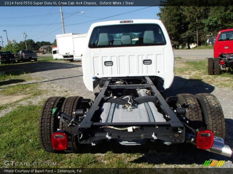 Oxford White / Steel 2014 Ford F550 Super Duty XL Crew Cab 4x4 Chassis