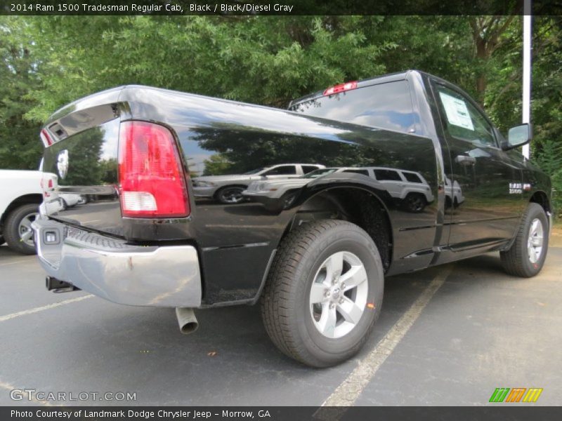 Black / Black/Diesel Gray 2014 Ram 1500 Tradesman Regular Cab