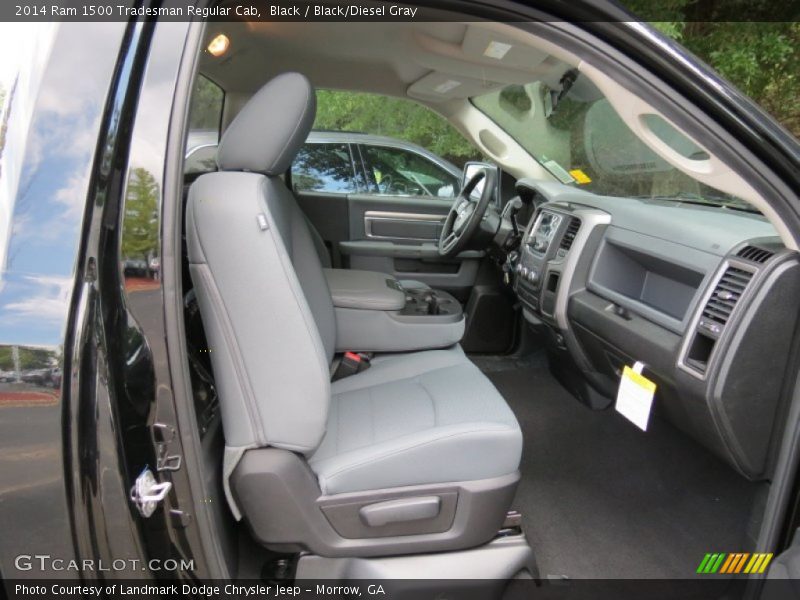 Black / Black/Diesel Gray 2014 Ram 1500 Tradesman Regular Cab
