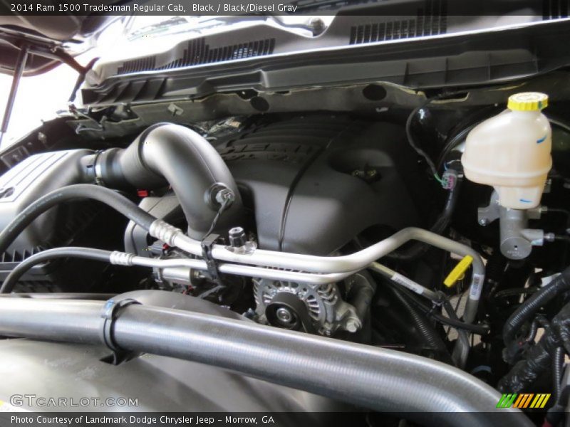 Black / Black/Diesel Gray 2014 Ram 1500 Tradesman Regular Cab