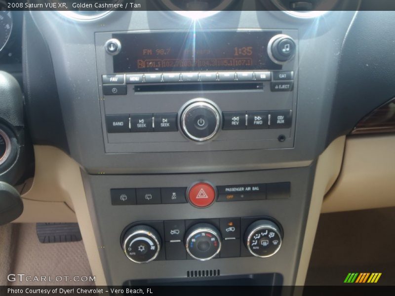 Controls of 2008 VUE XR