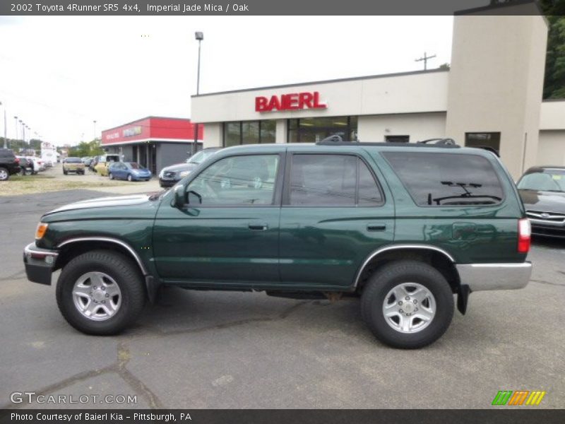 Imperial Jade Mica / Oak 2002 Toyota 4Runner SR5 4x4