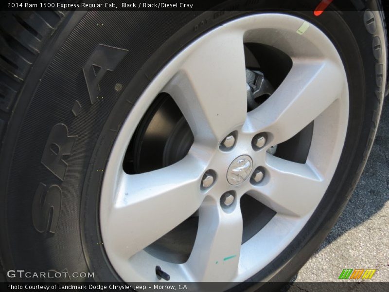Black / Black/Diesel Gray 2014 Ram 1500 Express Regular Cab