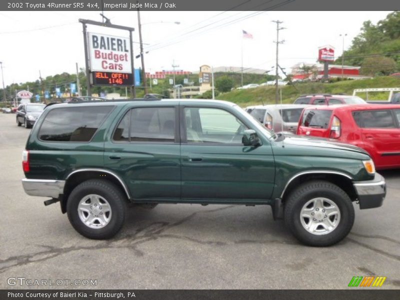 Imperial Jade Mica / Oak 2002 Toyota 4Runner SR5 4x4