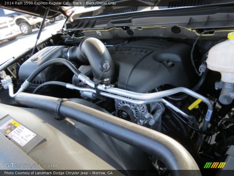 Black / Black/Diesel Gray 2014 Ram 1500 Express Regular Cab
