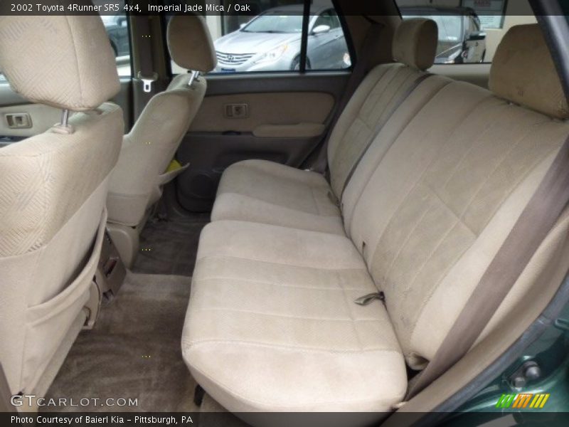 Imperial Jade Mica / Oak 2002 Toyota 4Runner SR5 4x4